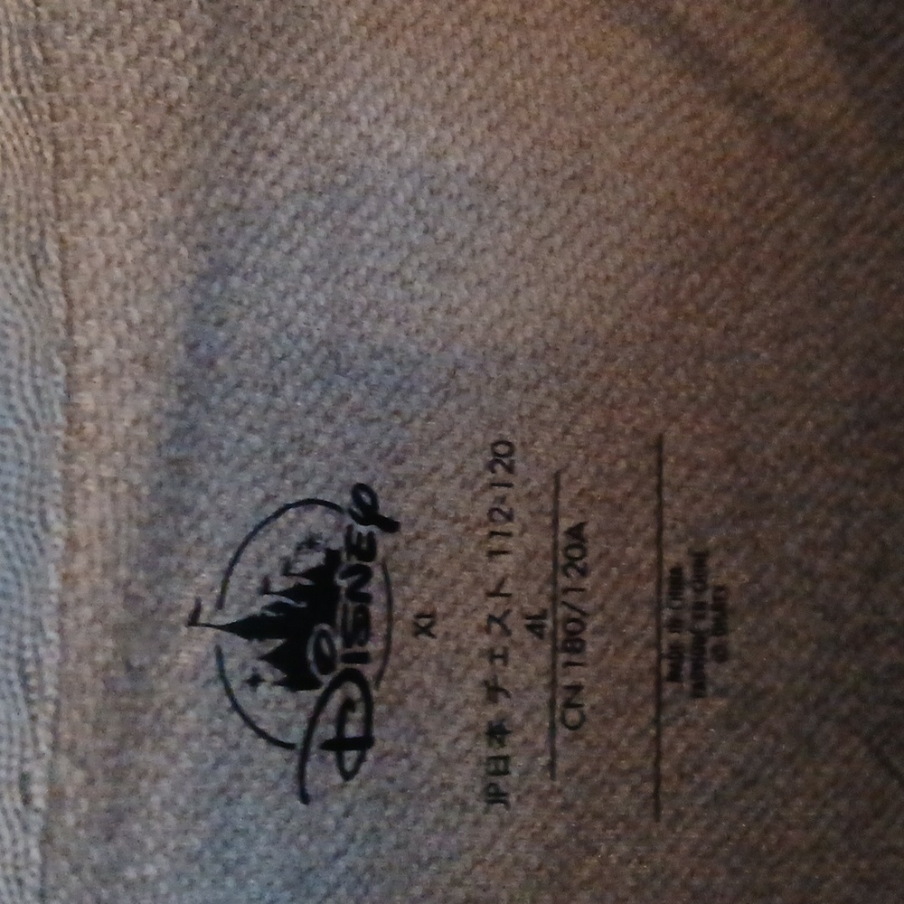 Disney Slate Gray Extra Large Pull Over Top - image 4